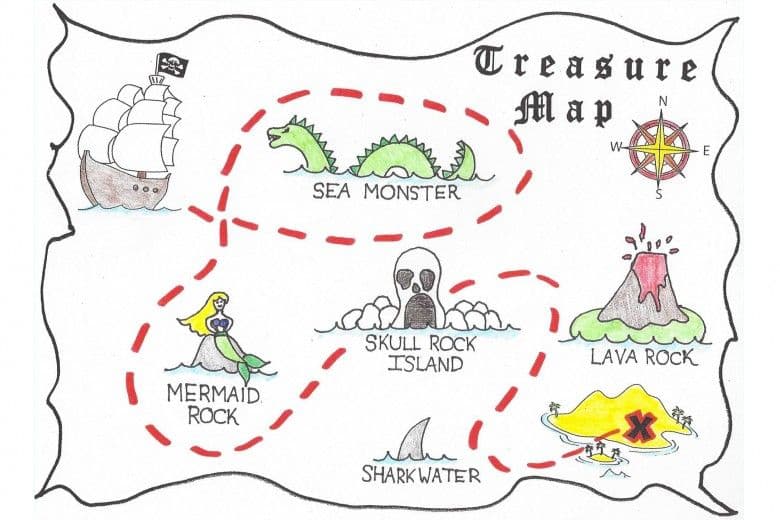 "Treasure Map ko'rinishi"